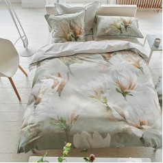 Designers Guild Yulan Magnolia Printed Cotton Satin Duvet Cover 140 x 200 cm