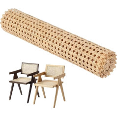 Acunny Rattan-Gurtband, Rattan-Geflechtsrolle, Natürliche Geflechtrolle, Langlebig Wiener Geflecht, Natürliches Breite Rattan Gurtband, Wasserdicht Stuhlgeflecht Rattanstuhl Reparatur
