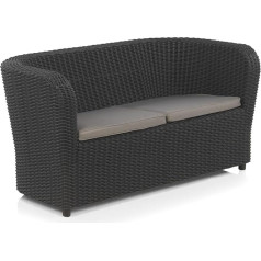 2 Square Garden Sofa