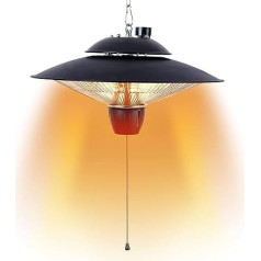 DONYER POWER Electric Patio Heater 2000 W Ceiling Mounting for Indoor and Outdoor Use