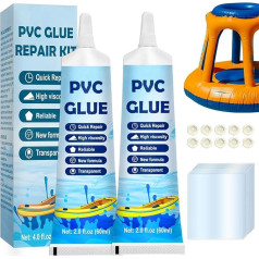 kintsukuroi 120 ml Repair Kit, Air Mattress, Transparent Pool Repair Kit, Pool Patch, PVC Repair Kit, for PVC Inflatable Toy, Inflatable Boat, PVC Swimming Pool, Quick Repair
