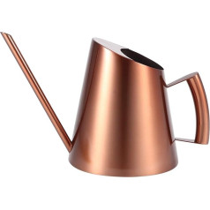 Household Stainless Steel Watering Can, Indoor Home Garden, Green Plants with Long Spout, Watering Can in Modern Style, Watering Can for Indoor Plants Outdoor and Indoor - Bronze (1300 ml)