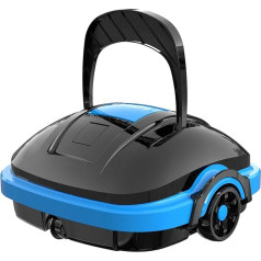 WYBOT Wireless Robot Pool Cleaner, Efficient Cleaning for Pools up to 50 m² - Battery Operated, Self-Parking Function & Dual Motor for Maximum Suction Power