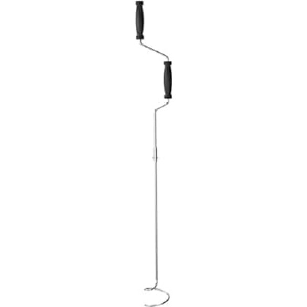 Zqkimzi Compost Aerator Tool, Manual Compost Turner, Manual Compost Mixing and Aeration Device, Rustproof Soil Looser for Lawns, Sturdy Compost Spiral for Effective Mixing, for