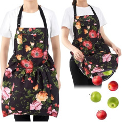 Maiteenly Gardening Apron for Woman Man with Release Pockets for Harvesting Gardening Apron Gifts