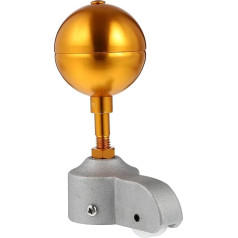 Holibanna 1 Set Flagpole Cap Flag Pole Hardware Parts Repair Kits Gold Ball Flag Pole Topper Aluminium Weatherproof Flagpole Topper, Aluminium, Aluminium alloy