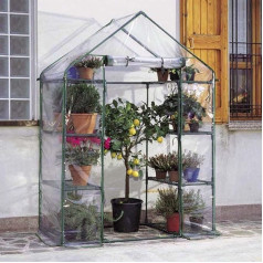 Verdemax 2516 140 x 73 x 200 cm 8 Shelves Ibiscus Greenhouse