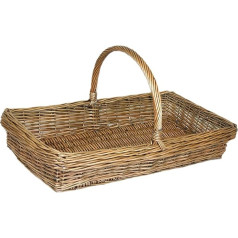 Red Hamper G002/1 Kew Garden Trug Basket, Brown, Medium