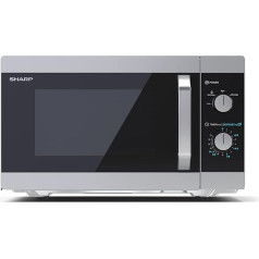 SHARP MS31ES Microwave Oven 900 W 5 Power Levels Defrost Function 485 x 293 x 410 cm Silver