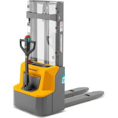 Jungheinrich AMC 12 Electric Pallet Truck, 1,200 kg Load Capacity, 3,600 mm Lifting Height, 1,150 mm Fork Length, Electric Forklift with Double Telescopic Lifting Frame, Powerful Lithium-Ion Battery