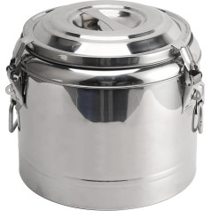 Isolierter Getränkespender aus Edelstahl, langlebig, großes Fassungsvermögen, Wärmespeicherung, für heiße und kalte Getränke, Kaffee, Tee (20L)