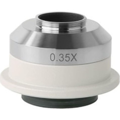 Mikroskop-Zubehör, Mikroskop-C-Mount-Adapter, 0,35 x 0,55 x 0,7 x 1,2 x 1,5 x Adapter, Haltbarkeit und zuverlässige Leistung (0,35 x)