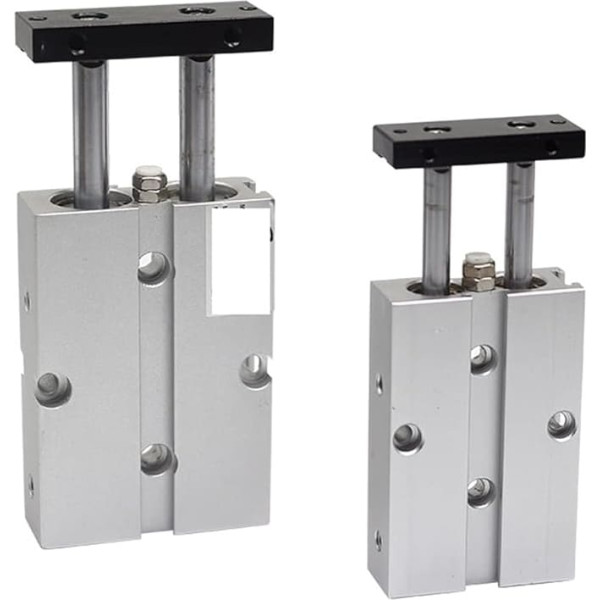 Pneumatic Air Cylinder, Two Rod Air Cylinders Double Double with Magnetic Air Pneumatic Cylinder TN10X10S TN16X20S TN20X30S TN25X50S 60S TN32X25S TN40 TN50 for Automatic Equipment (Color : TN50, S