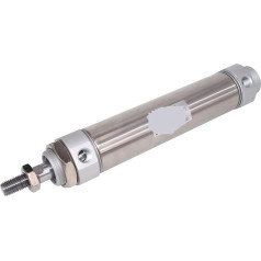 Pneumatic Air Cylinder, Bore 25mm Bore 32mm Stroke 20-300mm SMC Type Built-in Magent Mini Air Cylinder Holder Type Double Matching Single Rod for Automatic Equipment (Color : 25-50Z, Size