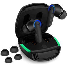 Askubsku Bluetooth 5.3 Headphones for Galaxy A34 5G A54 A55 A35 A33 A53, Stereo Headphones Wireless In-Ear Earplugs with ENC Microphone, Sport Wireless Headset for iPhone 15 Pro 14 Samsung S24 S23 Pixel 8 7a