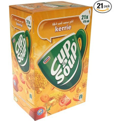 Unilever Curry Soup, Coup a Soup, Bag Soup, Cup Soup, 21 x 175 ml