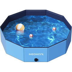 ‎Meowant Meowant Dog Pool, Foldable Dog Pools for Large Dogs, Foldable Dog Pool, Pet Bath Pool, Portable Children's Pool for Children, Dogs, Cats, 120 cm