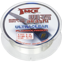 Lineaeffe Take Akashi Ultraclear Fluorocarbon Fishing Line, 225 m, 0.18 mm, 6.0 kg