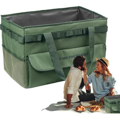 Campingausrüstung, Aufbewahrungstasche für Campingkocher, groß, faltbar, wasserdicht, Anti-Kollisions-Reisetasche für Campingausrüstung