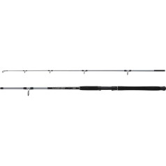 Mitchell Tanager Saltwater Boat Rod Boat Fishing Strong Sensitive Graphite Blank Stainless Steel Guides Ideal for Cod, Ling, Halibut and Other Saltwater Fish Silver/Black