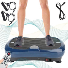 Triclicks Fitness Ultra Slim Power Vibration Plate, Power Vibration Plate, Vibration Shaper Plate, Bluetooth Speaker + Remote Control + 2 Loop Bands + 180 Levels | Fitness Training from Home