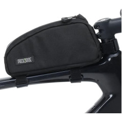 PACK2RIDE Toprock Bicycle Frame Bag - Waterproof, Durable Cordura Fabric & Daily Essential Bracket - Top Tube, Frame Bag for Road & Gravel Cycling - Black (1L)