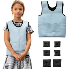 Weighted Vest for Children, Adjustable Weighted Vest, Compression Vest for Children, Sensory Weighted Vest for Sensory Problems, Weighted Vest