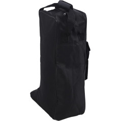 Pyhodi Black Waterproof Portable Boot Bag with Handle Oxford Cloth Leather Versatile Water Resistant Storage Bag for Cowboy Ski Snowboard Riding Boots