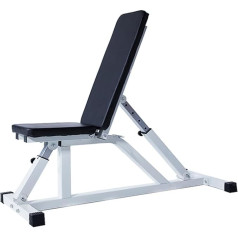 Leather Cushion Sit Up Training Equipment Training Bench Space Saving Mechanical Structure with Multiple Triangles Back Board + Weight Bench