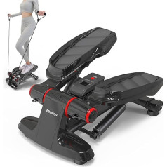 PROIRON Stepper for Home, Swing Stepper 120 kg with Display for Leg and Butt Training, Mini Stepper Sport Stepper Twister Stepper Cardi - Wear-free Hydraulic Cylinder - Without Lär