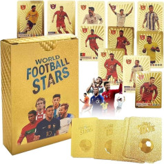 Mineup 55 Gold Foil Football Star Cards 2025 Champions Premier League Collectible Champions Premier League Collectible Football Cards Euro Football Cards Top Football Cards