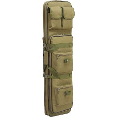 MJZYP Gun Bag, Gun Bag, Tactical Rifle Bag, Tactical Rifle Backpack, Long Gun Bag for Bag to Protect a Rifle During Transport, Green, 120 cm