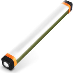 LED Camping Lamp, LETOUR Rechargeable Magnetic Light Strip, 4 Modes, 400 Lumens Hooks, USB Rechargeable Camping Light with 1200 mAh Power Bank, Emergency Light with Hook for Fishing, Grilling, Indoor