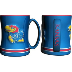 Kansas Jayhawks 15 oz Relief Mug - Royal by Boelter Brands
