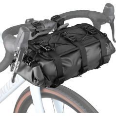 Rhinowalk Bicycle Handlebar Bag Waterproof 8-13L Front Bag Bicycle Bag Shoulder Bag Storage Bag Bikepacking