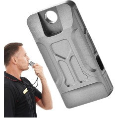 Titanlegierung Pfeife Metallpfeife Pfeife Camping Pfeife Metallpfeife mit doppeltem lautem Rohr für Kinder Selbstverteidigung Überleben Rettungsschwimmer