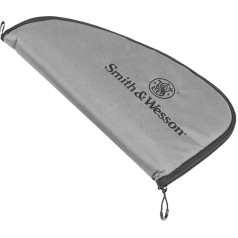 S&W 110-020 Cover with Zip Handgun, Long, Grey, One Size