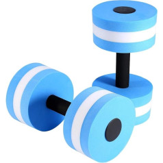 Ruiqas Water Dumbbells 1 Pair EVA Water Dumbbell Aqua Resistance Equipment Aerobic Fitness Swimming Pool Training Equipment
