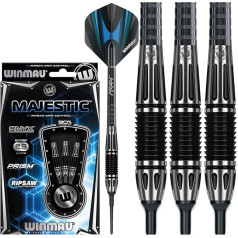 WINMAU Majestic Professional Tungsten Softip Darts with Flights and Shafts