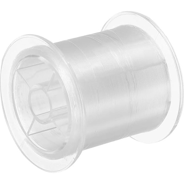 PATIKIL 328 Yard/984 FT Nylon Fishing Line, 17 lb Monofilament Line Wire with Fluorocarbon Coating for DIY Crafts Hanging Decoration, Transparent