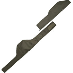 Daiwa Multi Length Rod Case, Weapon Case, Green, Metallic, Soft, 3 Compartments, Zip