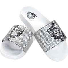 FOCO Damen Großes Logo Strass Slide Hausschuhe