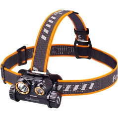 fenix Rechargeable Headlamp HM65R Rechargeable 1400 Lumen Headlamp, Black, 0