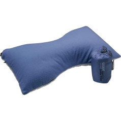 COCOON - Premium - Ultralight Portable Lumbar Support Cushion AirCore for Travel, Camping, Office Chair and Car Seat (Indigo Blue, One Size)