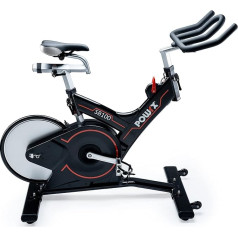 POWRX Indoor Bicycle, Exercise Bike with Magnetic Brake, Ergometer Home Trainer, Height Adjustable, Fitness Bike, Cycling Bike for Home, Fitness Bikes