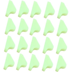 NULYLU Pack of 80 Triangular Buckle Glow Accessories Fluorescent Tent Rope Buckle Camping Accessories Lumidrawn Be Safe Luminous Buckle Outdoor Night Safety Buckle Plastic Green