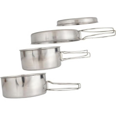 BESPORTBLE 1 Satz kochgeschirr Outdoor Outdoor-kochgeschirr Picknick-Kochgeschirr-Set Campingtopf Camping-Kochgeschirr Campingkochutensilien tragbares Kochgeschirr-Set Langen Griff Suite