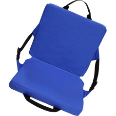 HONMEET Chair Cushion for Camping Seat Cushion Outdoor Mat Beach Chair Cushion for Outdoor Fishing Supply Beach Camping Chair Cushion for Camping Chairs Blue Sponge