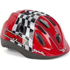 Spiuk Kids - Children's cycling helmet, colour red, size 52-56