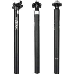 Wake Fahrrad Sattelstütze 27,2mm, 30,9mm 31,6 mm Aluminiumlegierung Fahrrad Sattelstange 400mm für E-Bike, MTB, Downhill, Trekking Citybike